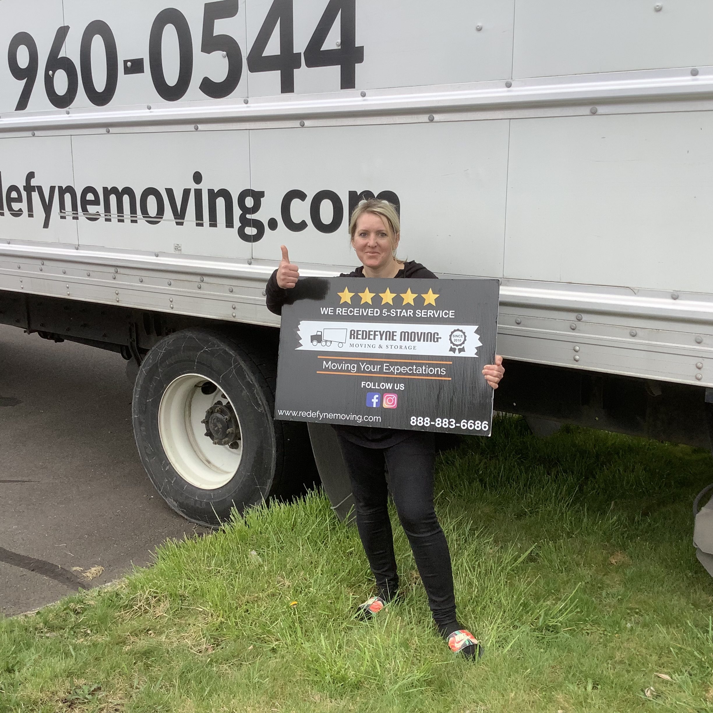 5-star customer review from a happy Portland moving client