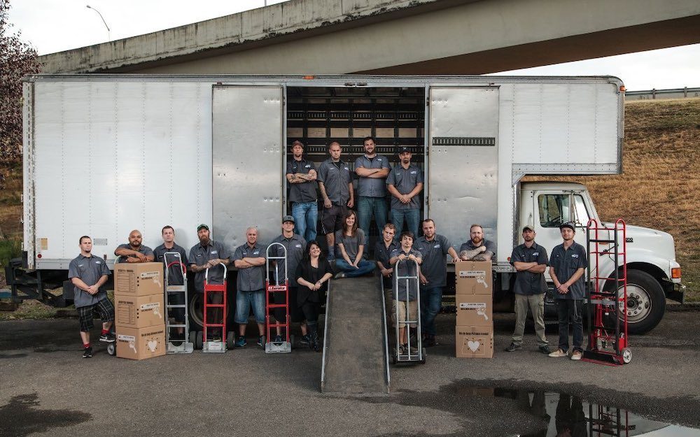 portland moving truck and team