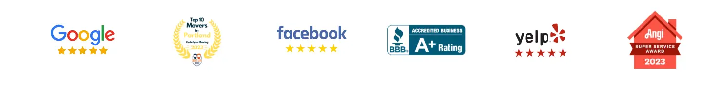 Licensed and insured Portland moving company with 4.8-star rating and BBB accreditation